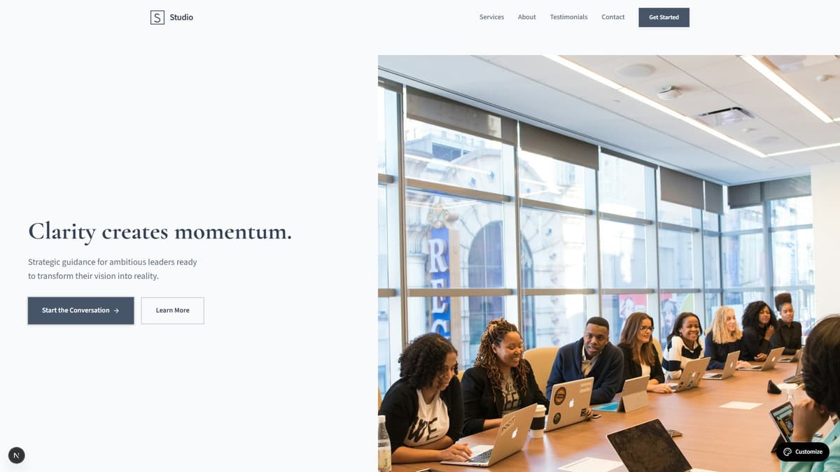 Split Tension template preview
